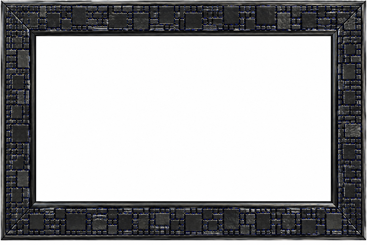 Premium Black Mosaic Textured Photo Frame | Elegant Decorative Picture Frame for Home & Office