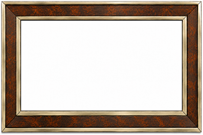 Premium Antique Wooden Photo Frame | Elegant Brown & Gold Finish