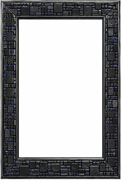 Premium Black Mosaic Textured Photo Frame | Elegant Decorative Picture Frame for Home & Office