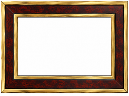 Premium Maroon & Gold Designer Photo Frame | Elegant Luxury Picture Frame for Family, Friends, Wedding & Home Décor | Multiple Sizes Available