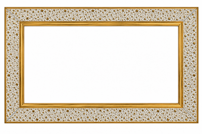 Premium White & Gold Designer Photo Frame | Elegant Textured Picture Frame for Wedding, Anniversary, Family Photos & Home Décor | Multiple Sizes Available